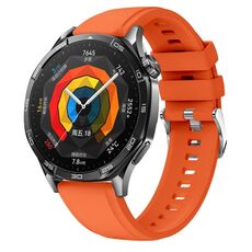 Per Huawei Watch GT 5 46mm Cinturino ufficiale in silicone da 22mm (arancione)