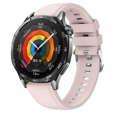 Per Huawei Watch GT 5 46mm Cinturino ufficiale in silicone da 22mm (rosa)