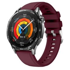 Per Huawei Watch GT 5 46mm Cinturino ufficiale in silicone da 22mm (rosso vino)