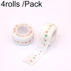 4 rotoli/confezione 2,5 cm x 4,5 m benda protettiva sportiva in tessuto non tessuto, colore: Little Star