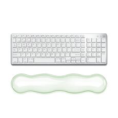 Poggiapolsi per tastiera in silicone Cool Mouse Pad Allevia l'affaticamento del polso, Spec: Grande Verde