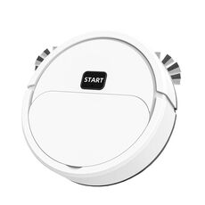 Mini robot spazzante automatico lavapavimenti aspirazione spazzante 3 in 1 macchina per la pulizia, colore: bianco ricaricabile