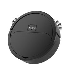 Mini robot spazzante automatico lavapavimenti aspirazione spazzante 3 in 1 macchina per la pulizia, colore: nero ricaricabile