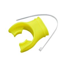 Boccaglio per immersioni in silicone Attrezzatura subacquea (giallo fluorescente)