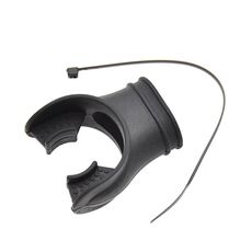 Boccaglio per immersioni in silicone Attrezzatura subacquea (nero)