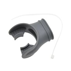 Boccaglio per immersioni in silicone Attrezzatura subacquea (grigio)