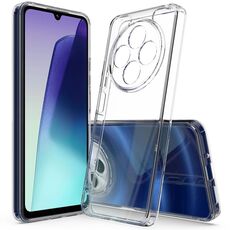 Per Redmi 14C 4G Custodia per telefono in TPU acrilico antigraffio (trasparente)