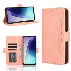 Per Redmi 14C 4G Custodia in pelle con texture in vitello e slot per schede (rosa)