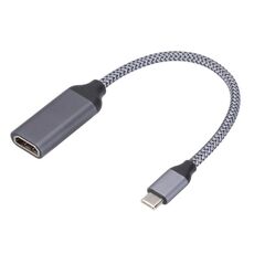 Cavo di conversione per proiezione HD 4K da tipo C a HDMI (grigio)