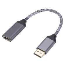 Cavo di conversione per proiezione DP a HDMI 4K HD (grigio)
