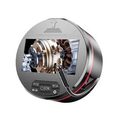 Endoscopio per cilindro motore con telecamera per condotte da 8 mm con schermo, lunghezza: 2 m di filo rigido