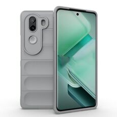 Per vivo iQOO Z9s 5G Magic Shield TPU + Custodia in flanella per telefono (grigio)