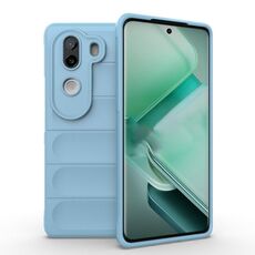 Per vivo iQOO Z9s 5G Magic Shield TPU + custodia in flanella per telefono (azzurro chiaro)