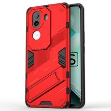 Per vivo iQOO Z9s 5G Global Punk Armor 2 in 1 PC + TPU Custodia per telefono con supporto (rosso)