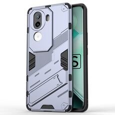 Per vivo iQOO Z9s 5G Global Punk Armor 2 in 1 PC + TPU Custodia per telefono con supporto (grigio)