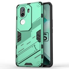 Per vivo iQOO Z9s 5G Global Punk Armor 2 in 1 PC + TPU Custodia per telefono con supporto (verde)