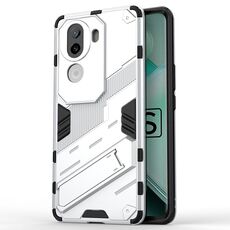 Per vivo iQOO Z9s 5G Global Punk Armor 2 in 1 PC + TPU Custodia per telefono con supporto (bianco)