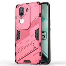 Per vivo iQOO Z9s 5G Global Punk Armor 2 in 1 PC + TPU Custodia per telefono con supporto (rosso chiaro)