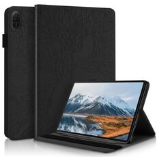 Custodia per tablet in pelle goffrata serie Tree Life per Honor Pad X8a (nera)