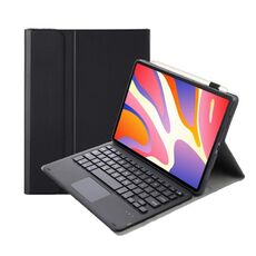 Per Huawei MatePad SE 11 2024 AH21-A Custodia per tablet in pelle con tastiera Bluetooth staccabile ultrasottile con touchpad (nero)