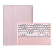 Per Huawei MatePad Air 12 2024 Custodia per tablet in pelle con tastiera Bluetooth staccabile ultrasottile (rosa bianco)