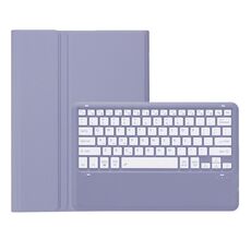 Per Huawei MatePad Air 12 2024 AH23 Custodia per tablet in pelle con tastiera Bluetooth staccabile ultrasottile (bianco lavanda)