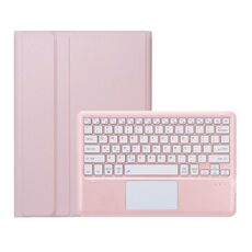Per Huawei MatePad Air 12 2024 Custodia per tablet in pelle con tastiera Bluetooth staccabile ultrasottile con touchpad (rosa bianco)