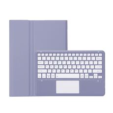 Per Huawei MatePad Air 12 2024 Custodia per tablet in pelle con tastiera Bluetooth staccabile ultrasottile con touchpad (bianco lavanda)