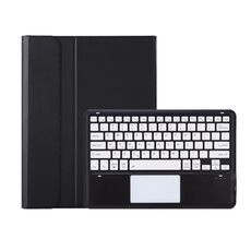 Per Huawei MatePad Air 12 2024 Custodia per tablet in pelle con tastiera Bluetooth staccabile ultrasottile con touchpad (nero bianco)