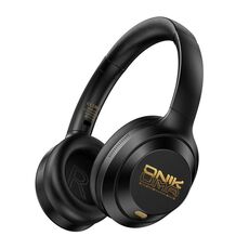 ONIKUMA GT811 Auricolare Bluetooth wireless con doppia riduzione del rumore montato sulla testa (nero)