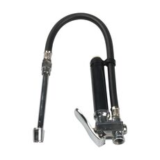 Asta di pressione per pneumatici gonfiabili portatili per pneumatici di auto e moto (nero)