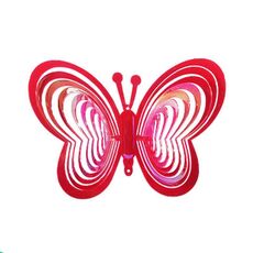 Repellente per uccelli e farfalle riflettente per esterni, da giardino, decorativo, acchiappa-uccelli (rosso)