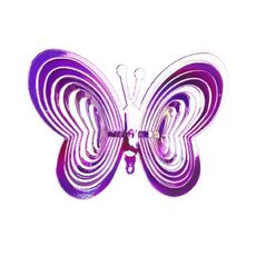 Repellente per uccelli e farfalle riflettente per esterni, da giardino, decorativo, acchiappa-uccelli (viola)