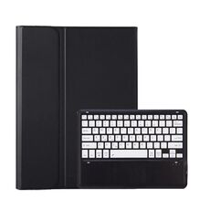 Per Samsung Galaxy Tab S10 Ultra A910B Custodia per tablet in pelle con tastiera Bluetooth staccabile e slot per penna (nero+bianco)