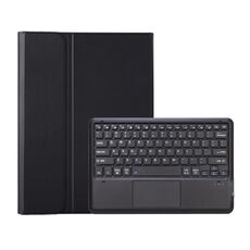 Per Samsung Galaxy Tab S10 Ultra A910B-A Custodia per tablet in pelle con tastiera Bluetooth staccabile e touch pad (nero)