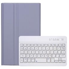 Per Redmi Pad SE 8.7 A0N12 TPU Ultra-sottile staccabile Bluetooth tastiera Tablet Custodia in pelle (viola)