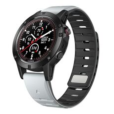 Per cinturino in silicone a sgancio rapido magnetico Garmin da 26 mm (grigio chiaro nero)