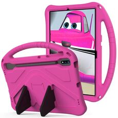 Per Samsung Galaxy Tab S10+ 12.4 Custodia antiurto in EVA per tablet con supporto (rosso rosa)