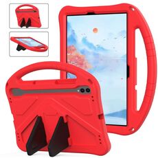 Per Samsung Galaxy Tab S10 Custodia antiurto per tablet EVA con supporto (rosso)