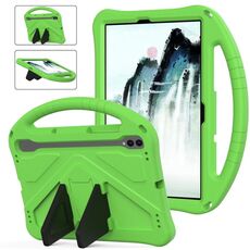 Per Samsung Galaxy Tab S10 Custodia antiurto per tablet EVA con supporto (verde)