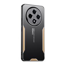 Per Xiaomi Redmi 14C Blade Series TPU Hybrid Metal Phone Case (Oro)