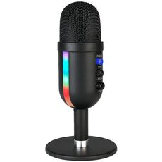 Microfono a condensatore cardioide da tavolo professionale MU2000 con luce RGB