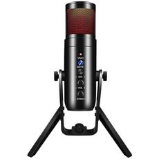 Microfono a condensatore per giochi E-Sports MU900 Max RGB Light con supporto da tavolo