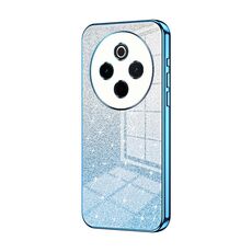 For vivo Y300 Pro Gradient Glitter Powder Electroplated Phone Case(Blue)