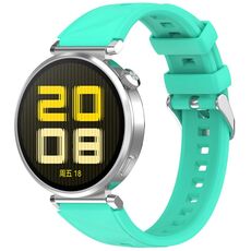 Per Huawei Watch GT 5 41mm Cinturino in silicone a sgancio rapido (verde acqua)