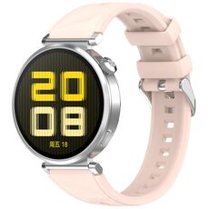 For Huawei Watch GT 5 Pro 42mm Quick Release Silicone Watch Band(Light Pink)