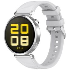 For Huawei Watch GT 5 Pro 42mm Quick Release Silicone Watch Band(Coconut Gray)