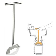 1pc Garbage Disposer Unjamming Wrench For Remove Clogging Above The Sink
