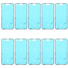 Per iPhone 16 Plus 10 pezzi adesivi adesivi impermeabili per cornice LCD