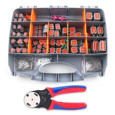 338pcs/Set DT Connector Kit Crimping Tool Set(2P/3P/4P/8P/6P/12P)